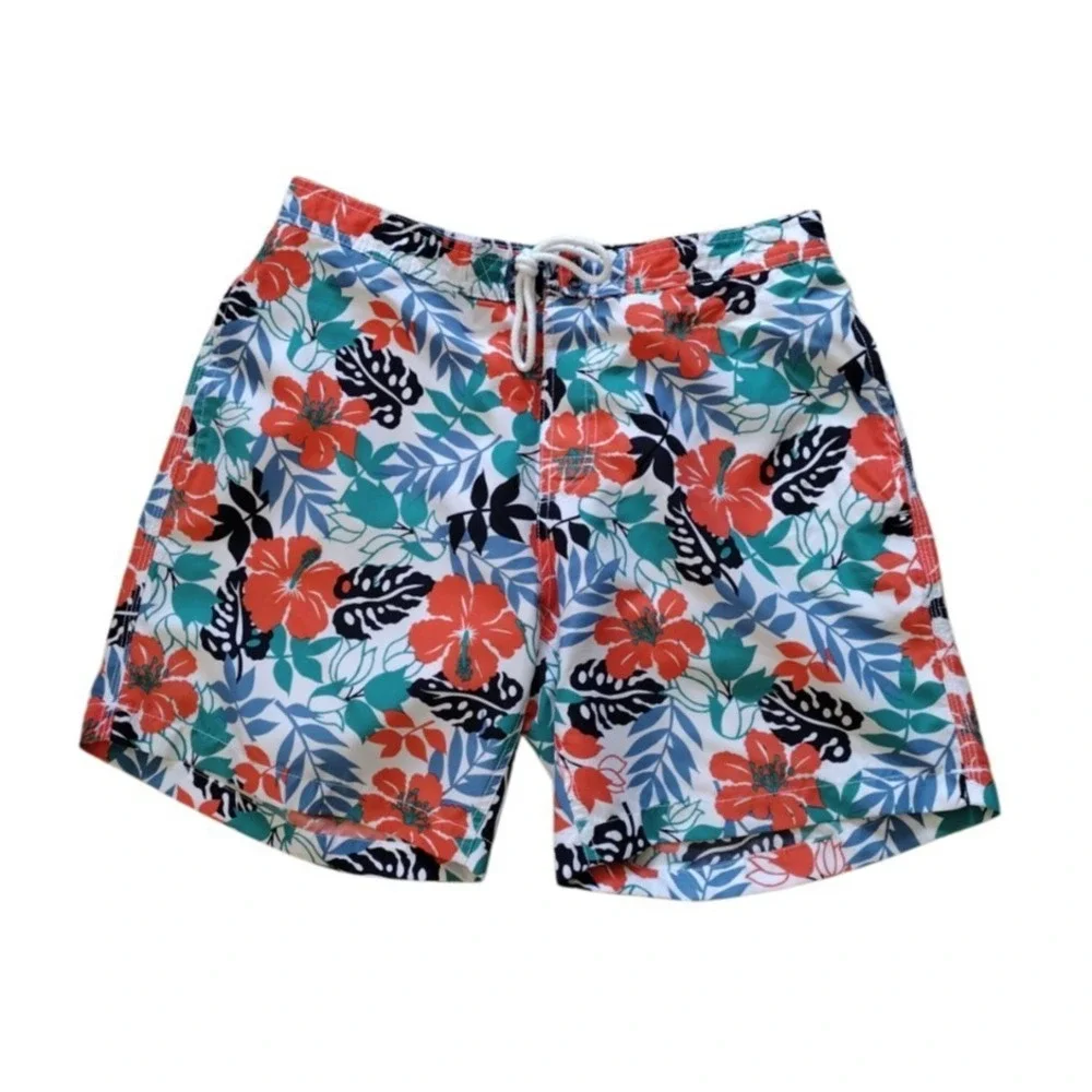 Surf & Swim boardshorts mens L Lined‎ pockets watersports tropical beach
